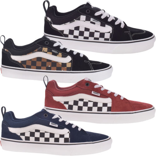 Vans Mens Filmore Casual Low Top Checkered Sneakers Trainers Shoes - 第 1/11 張圖片