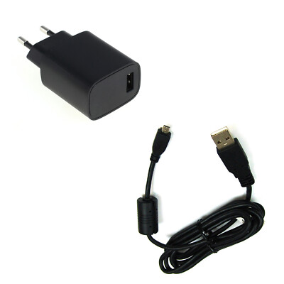 USB Ladegerät und Ladekabel USB Kabel Datenkabel für Sony Cyber-shot DSC-H400