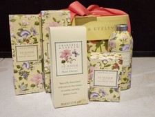NEW NOS 5 - Vintage Crabtree Evelyn Summer Hill Gift Set Lotion, Soap, Powder