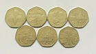 50p COINS ISLE OF MAN VICTORY COINS FIFTY PENCE UNCIRCULATED FROM SEALED BAGS