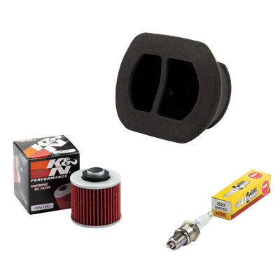 Set Luftfilter Ölfilter Zündkerze Wartung für Yamaha SR 500 48T SR500 1984-1999