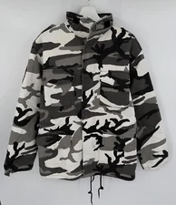 NEW Supreme F/W 2016 Slayer Eagle M-65 Jacket Logo Size Small Camo White