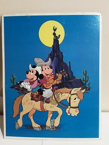 VINTAGE 1983 WALT DISNEY FRAME TRAY PUZZLE WITH PICTURE ON THE BACK - 第 8/8 張圖片