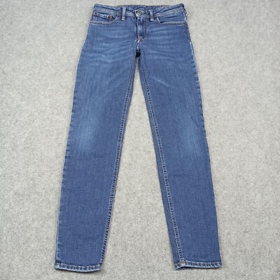 Acne Studios Bla Konst Womens Cropped Skinny Jeans W26 L32