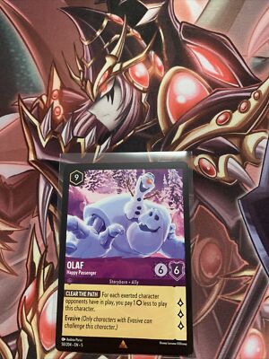 x1 Olaf - Happy Passenger - 50/204 - Rare Lorcana Shimmering Skies