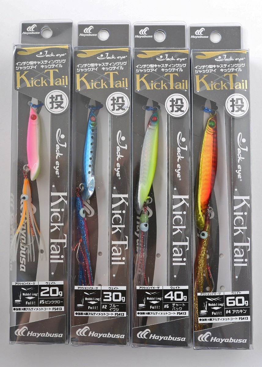 Hayabusa Jack Eye Kick Tail metal vertical jig Circus Clown 40g