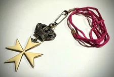 Order Of Malta Commander Of Donat Medal * Sterling Silver Enamel