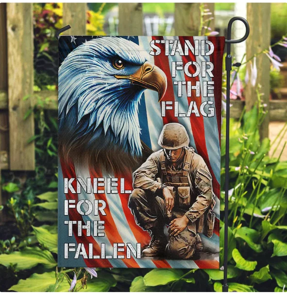 Memorial Day Tribute Flag – Honor Our Veterans Outdoor Yard Decor