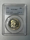 1963 Franklin Half Dollar - Graded PCGS PR67 - 90% Silver