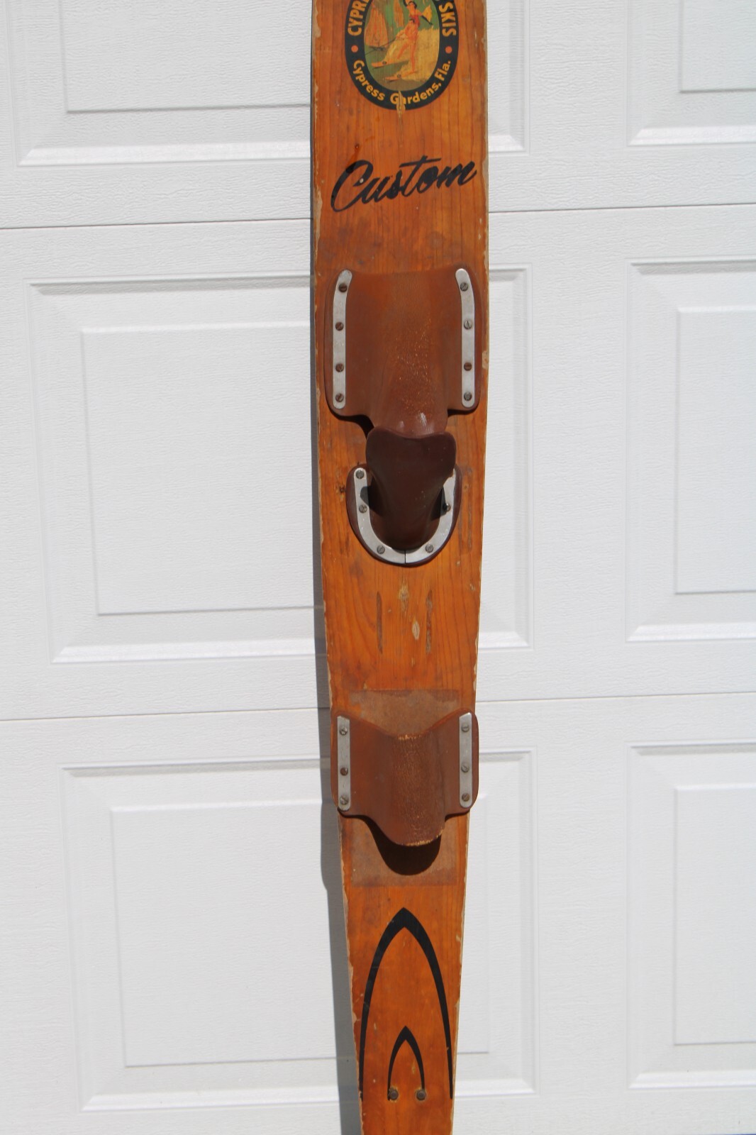 Vintage Cypress Gardens CUSTOM Wood Slalom Water Ski 66" eBay
