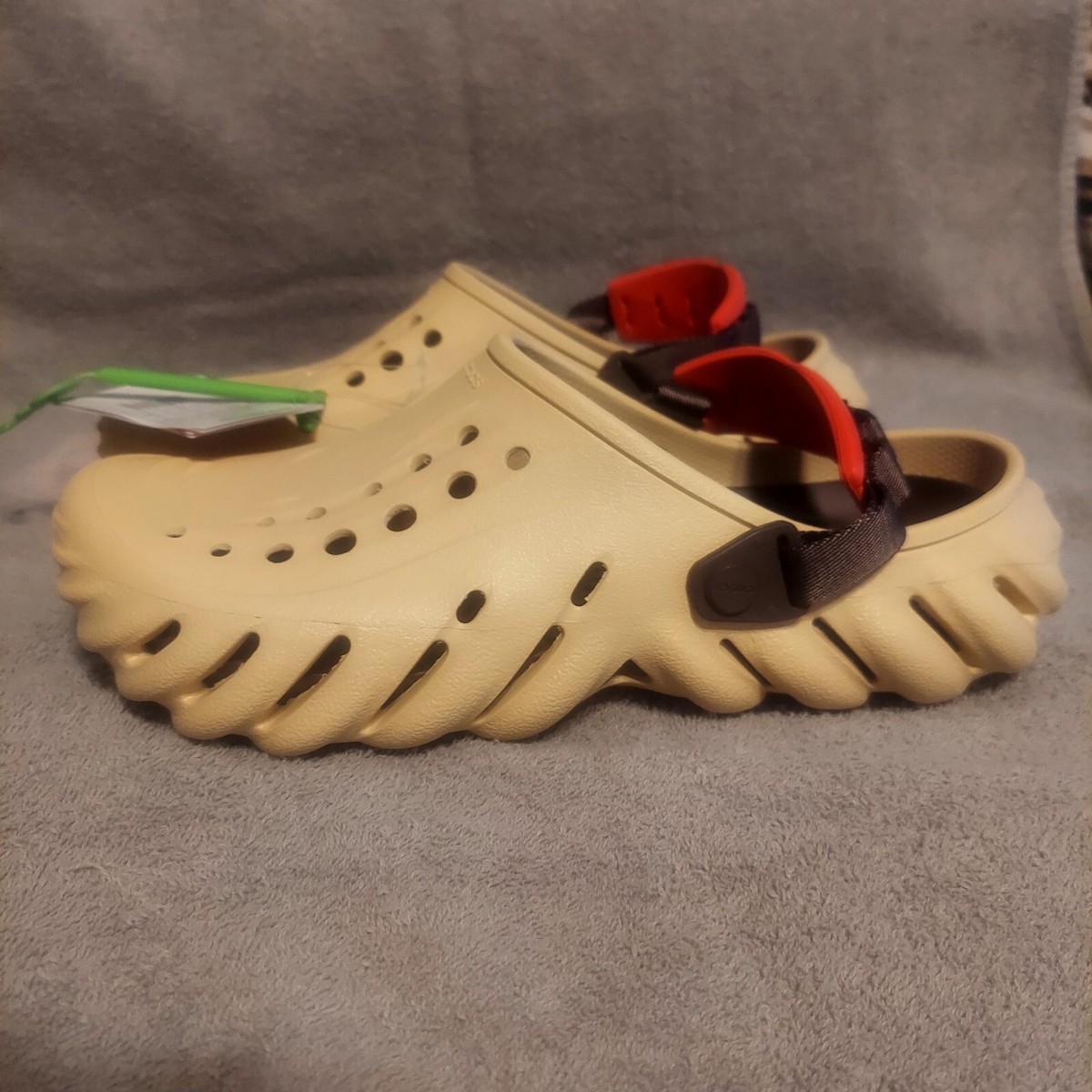 Crocs Echo Clogs Sesame Tan M10/W12 Waterproof 207937-0HX | eBay