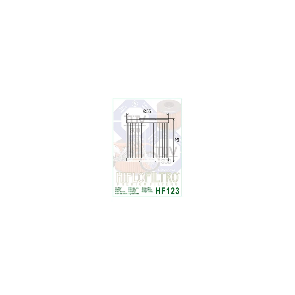 Filtro olio Hiflo per Kawasaki  KL650 KLR650 1987>2016 - Immagine 2 di 3