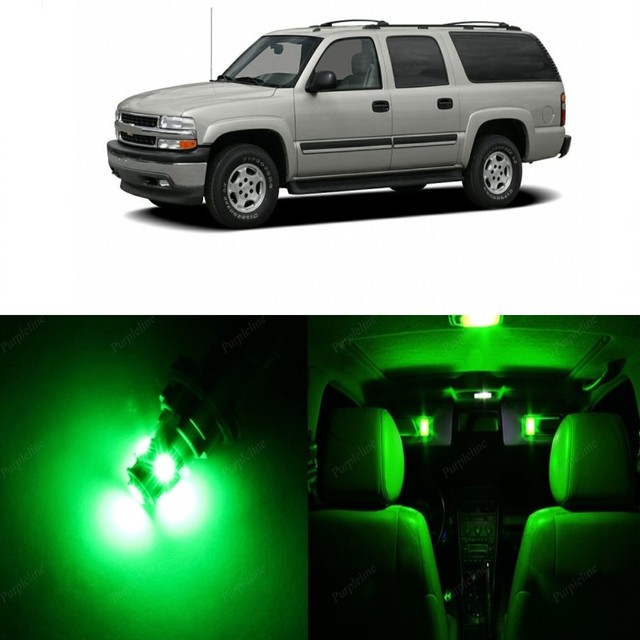 14 Green LED Interior Light Kit For 2000 2006 Chevy Chevrolet