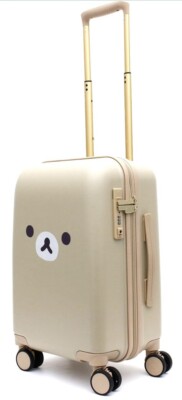 ☆shirokumama☆ ユヤマ リフィルリボン 2ケース San-X Rilakkuma Carry-on Spinner Suitcase Face Design 21in Luggage