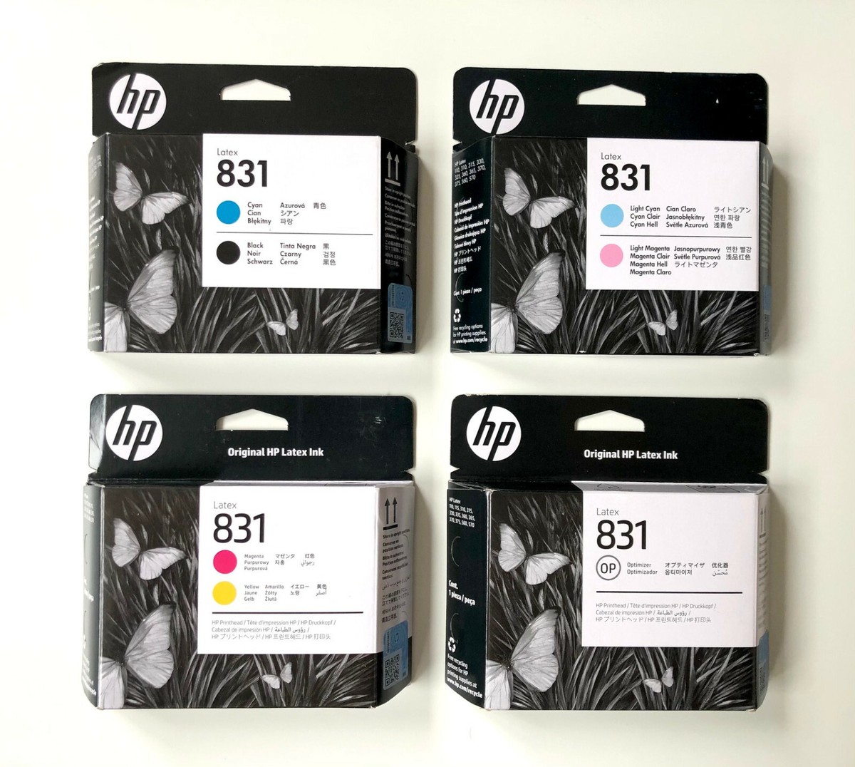 4 x Printhead HP Latex 310 330 360 370 570 / No. 831 CZ677A