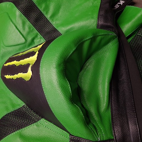 KAWASAKIMan'sMotorbike Jacket/Like NEW/4XL/Armp2Armp65cm/Around Waist121cm/L70cm - Picture 8 of 24