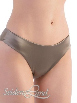 Slip mit Seide MITICO beige oder schwarz von Cotton Club Seta Superior