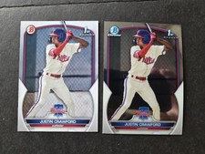Justin Crawford 2023 Bowman Paper Prospects & 2023 Bowman Chrome Prospects