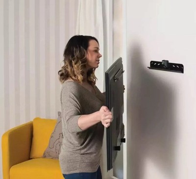 SANUS SIMPLY SAFE NO-DRILL DRY WALL ALL WALL SAFE TV MOUNT 22''-50 INCH TVS