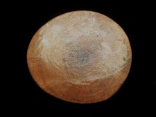MG15123 VINTAGE 1970s CUT-OUT CIRCLE SHAPED WOOD FASHION BELT BUCKLE