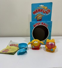 Vintage 1985 Parker Brothers Nerfuls Ball Lot Bitsy Scratch