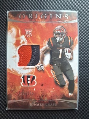 2021 Panini Origins - Rookie Patches Ja'Marr Chase 3 colored patch/199(MEM, RC)