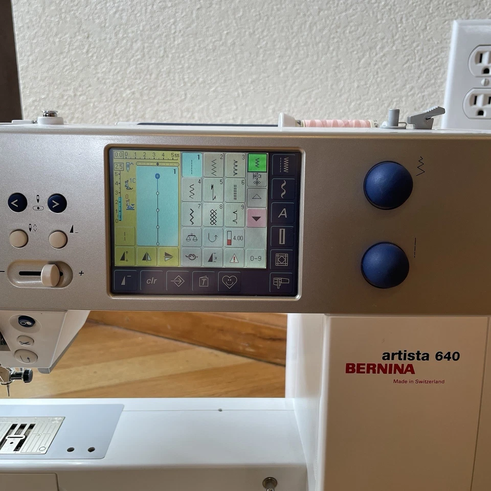 Bernina Artista 640 Sewing & Embroidery Machine w/ BSR, Software V5/V6 LOT - Image 4 of 4