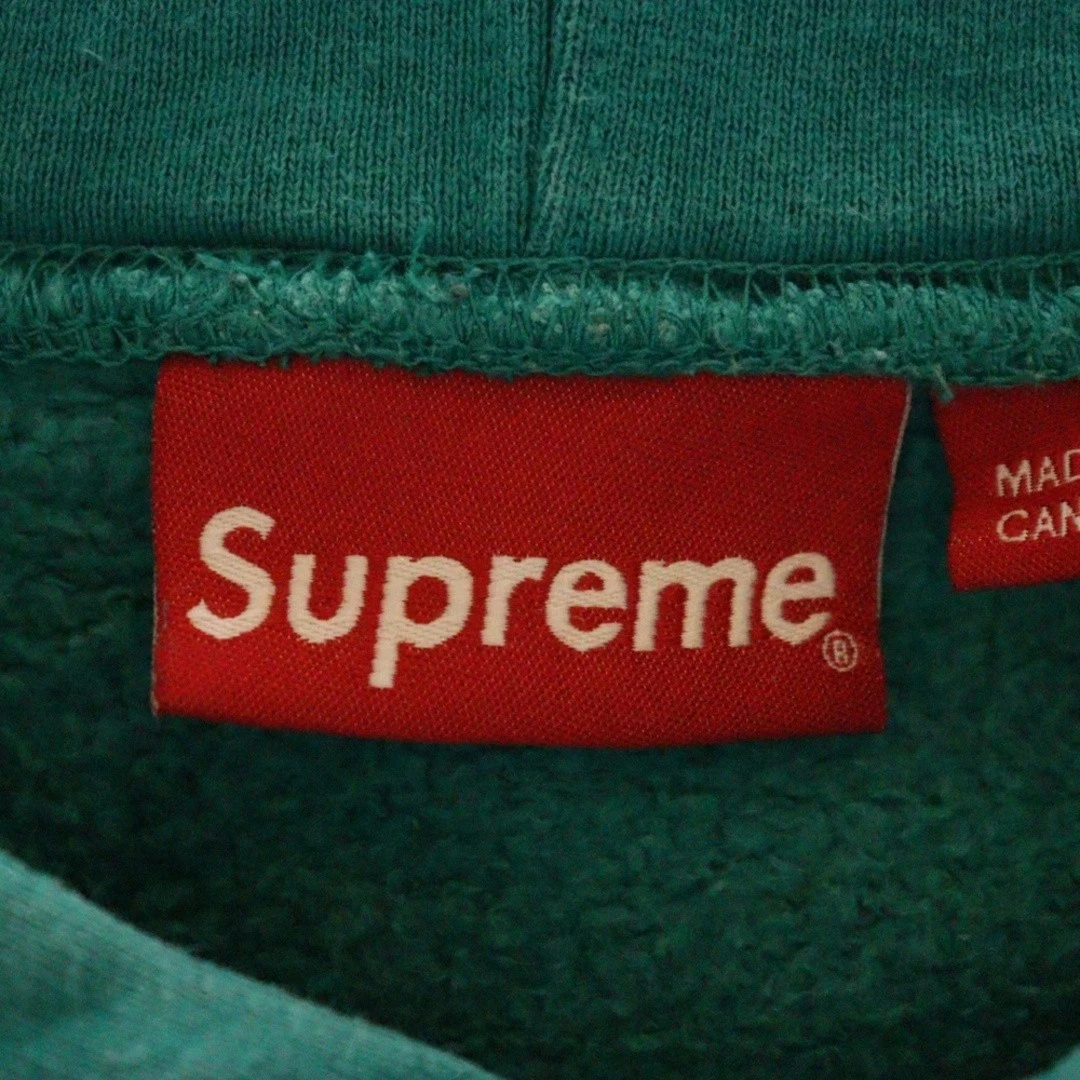 Felpa con cappuccio SUPREME 20SS conosciuta come logo alfabeto verde usata 1ef65879
