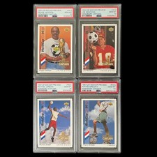 1993 UD World Cup 94 Preview English/Spanish Honorary Captain PSA 10 SET HOF