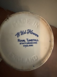 Royal Tunstall “wild flower” produced in Staffordshire England.
