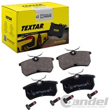 TEXTAR BREMSBELÄGE HINTERACHSE passend für FORD FIESTA FOCUS