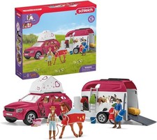 Schleich HORSE CLUB | Abenteuer mit Auto und Pferdeanhänger 42535 | mit Hannah