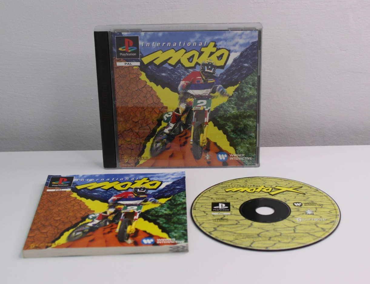 International Moto PlayStation 1 PS1 Complete PAL With Manuel