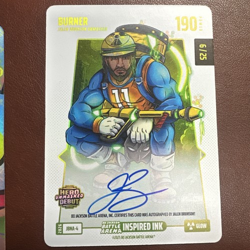 Bo Jackson Battle Arena Burner Jalen Brunson JBNA-4 Glow Auto 190 Power /25