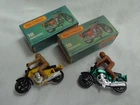 2 Matchbox Lesney Superfast No18 Hondarora Honda 750 Motorcycle VARIATIONS NMIB!