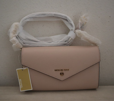 Michael Kors 38F1GT9C9L Jet Set Charm SOFT PINK Large Envelope Phone Crossbody