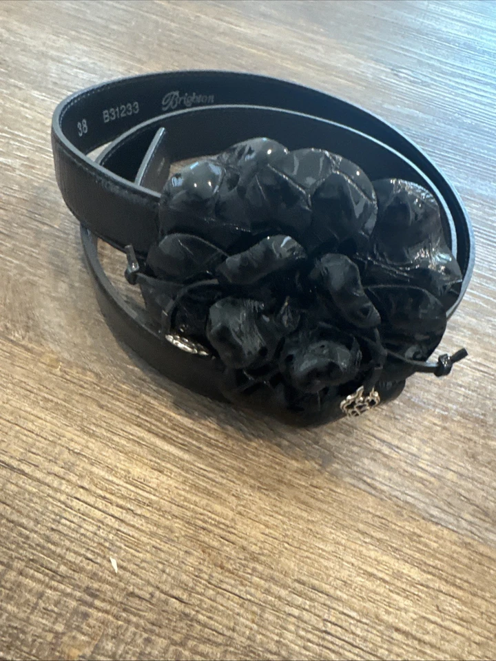 Lindos cinturones de charol Brighton Flower B31233 para mujer talla 38 cena Foto 2 de 4