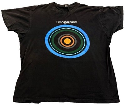 New Order Blue Monday 1988 T-Shirt XL Black Tultex Peter Saville VTG Band Tee