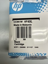 hp 60xl black ink cartridge genuine