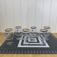 Set Of (6) Bavarian Pilsner Glasses- AKE Brewery - Andreas Pilsner - German Beer