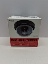Vibe Mock Security Camera, Indoor Outdoor Dummy Camera With Motion Sensor LED...