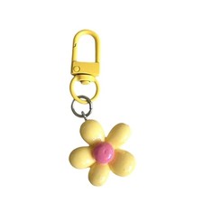 Multicolor Flower Keychain Handmade Key Holder Charm Stylish Practical Pendant