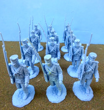 Conte collectables 54mm Alamo plastic 12 Mexicans marching 2002preoop
