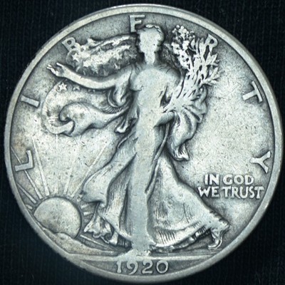 1920-S Walking Liberty Half Dollar Scarce Key Date ~ 26402