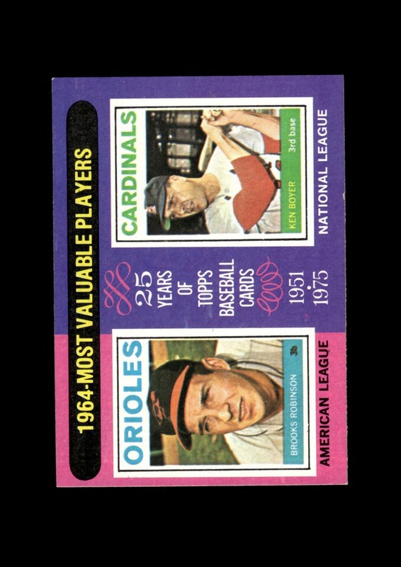 1975 Topps Set-Break #202 1964 MVP's NM-MT OR BETTER *GMCARDS*