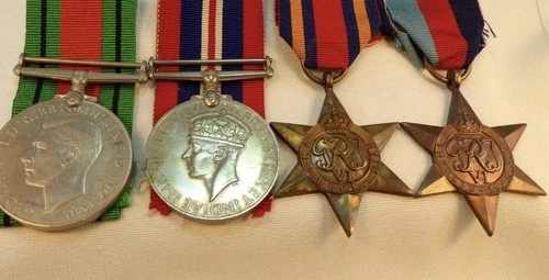 Military Medal Ww2 Commonwealth Set X4 45 Star Burma Star War Medal & Defense