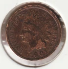 US Rare Old West 1901 Indian Head Penny Coin American Collection Shield Cent USA