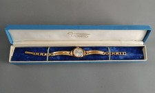 alte Armbanduhr Chaika 17 Jewels Made in USSR russisch AU vergoldet in OVP tickt