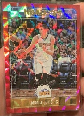 2017-18 Panini NBA Hoops - Nikola Jokić #140 Red Checkerboard Parallel 03/15