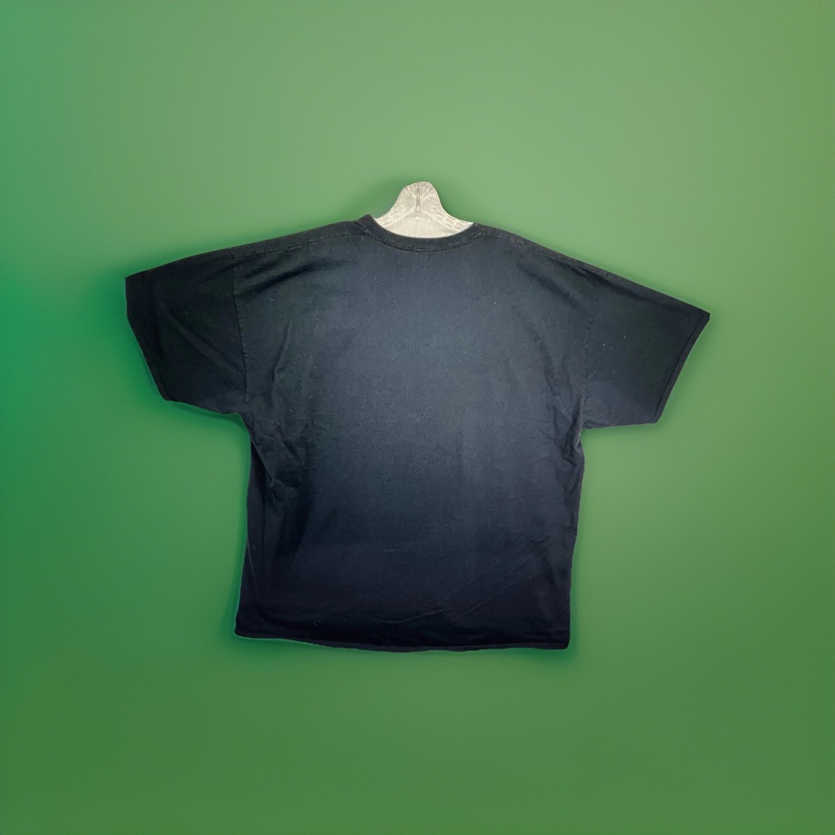 Green Skulls Snake T-Shirt Grunge Emo Mallgoth Y2K Mens 2XL Faded 